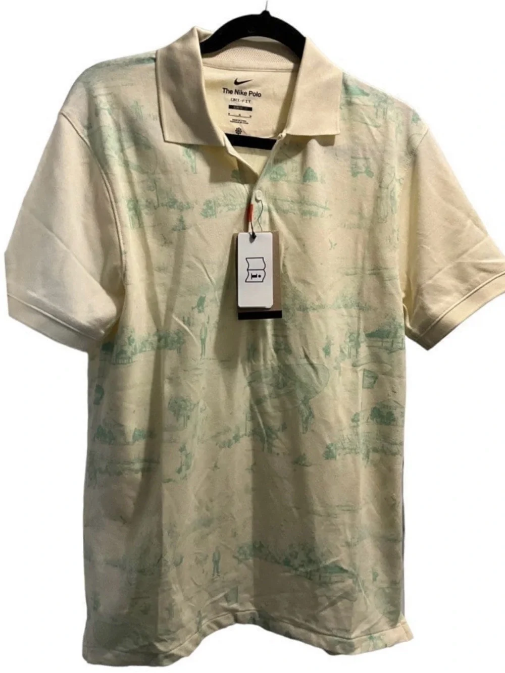 Nike Polo with Scenic Print Men's Medium